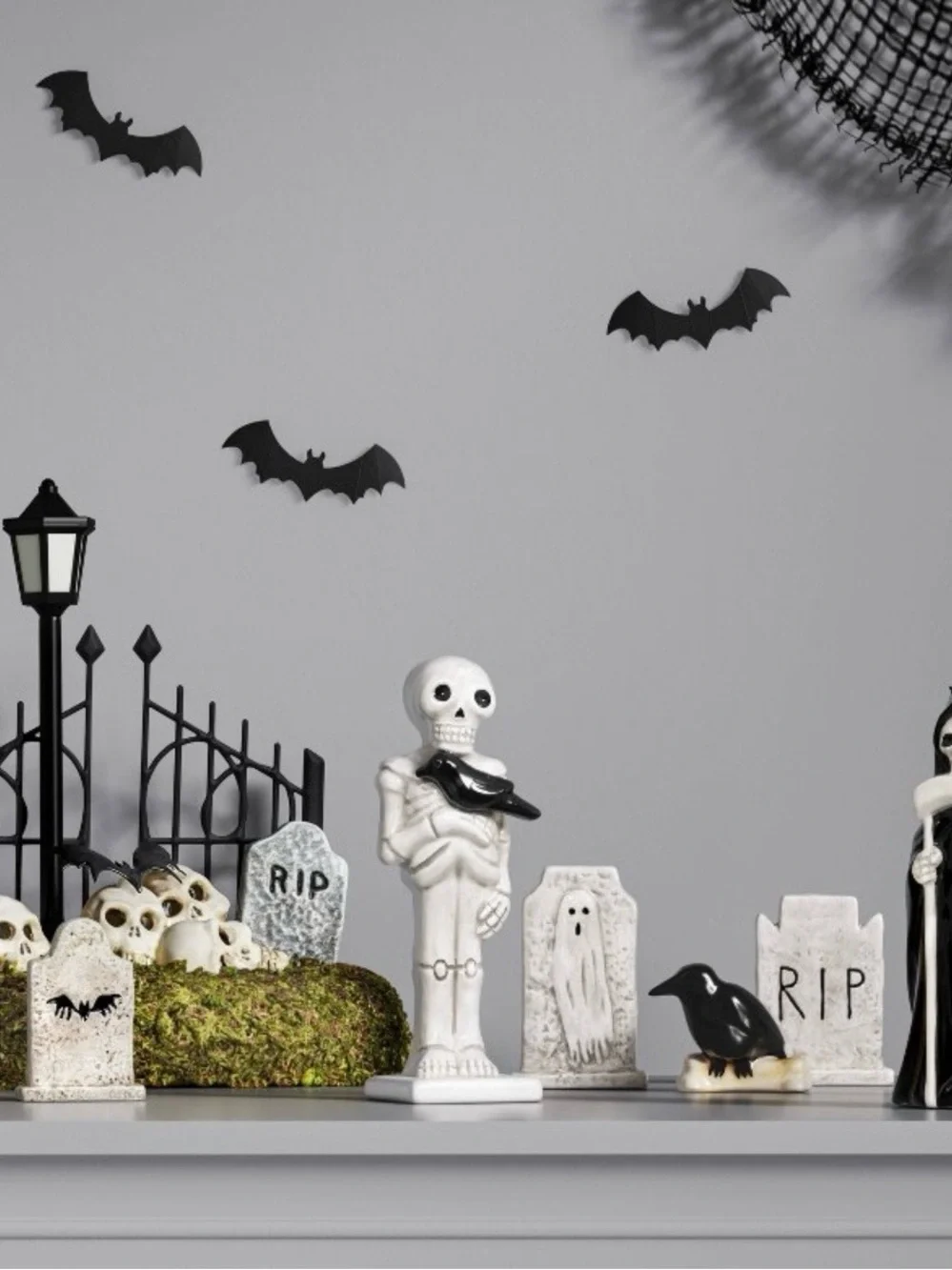 NEW Target Hyde and EEK! Boutique Halloween 3pk Ceramic Tombstones Figurine Set